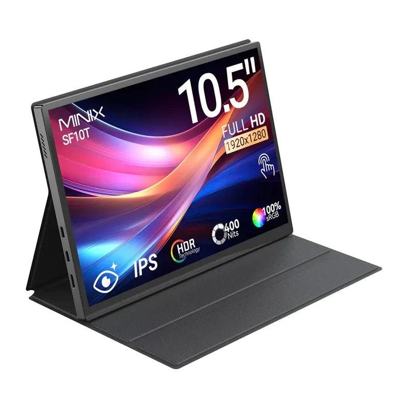 Minix SF10T draagbare touchmonitor 10,5" – 1920×1280 IPS, 10-punts touch, 363 g, USB-C