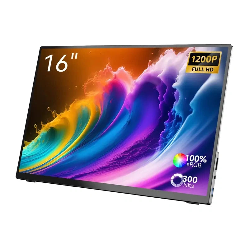 Minix SF16T draagbare touchmonitor 16" – 120 Hz, 100% sRGB, speakers, met standaard