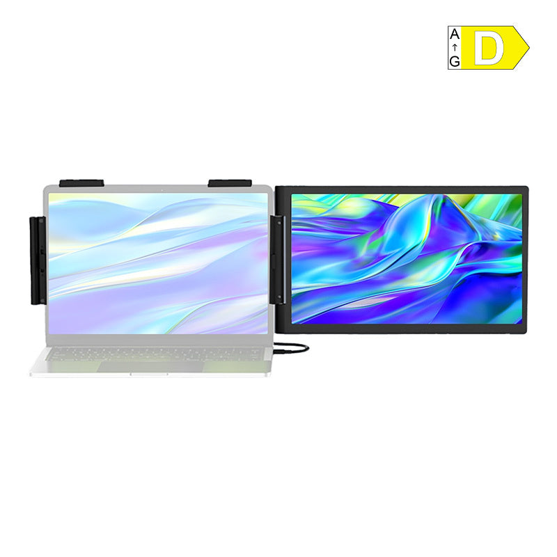 ZEUSLAP Z14P draagbare monitor 14" – Full HD IPS, 100% sRGB, metaal, 2× USB-C, 270° draaibaar