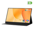 ZEUSLAP P15AT draagbare touchmonitor 15,6" – Full HD IPS, 250 nits, USB-C, met hoes-standaard