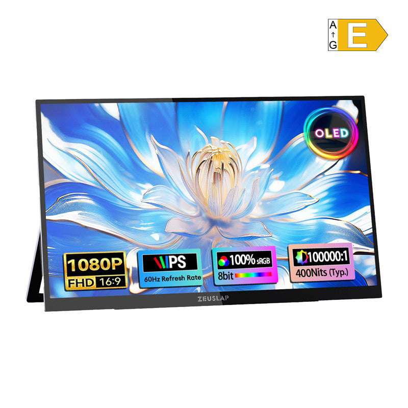 ZEUSLAP OL133ED draagbare monitor 13,3" (OLED, touch)