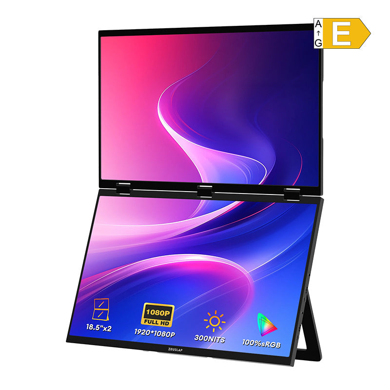 ZEUSLAP Z18W draagbare dubbele monitor 18"
