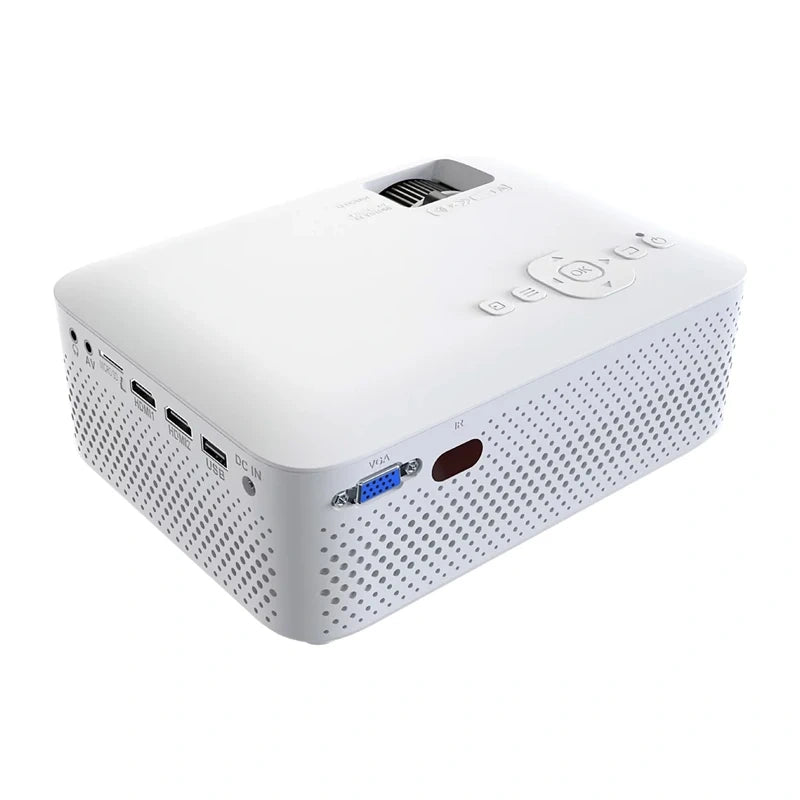 Philips N-100 mini-projector (wit) – 800×480, Full HD-signaal, 20-65 inch, 3000:1, 2×3 W, LED 30.000 uur