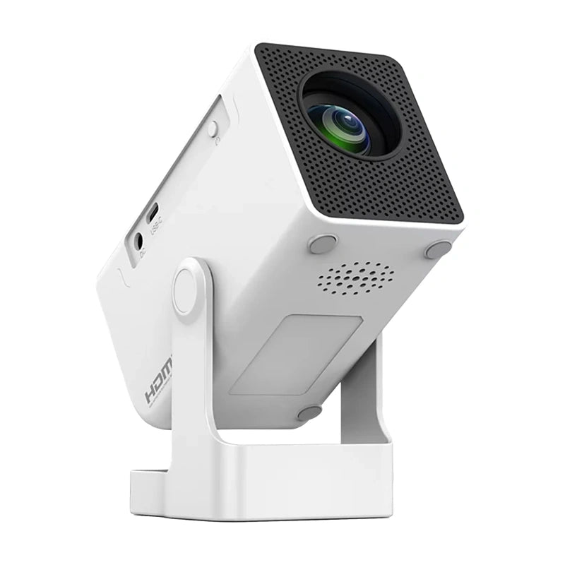 Philips N-140 mini-projector (wit) – native 720p, 150 ANSI lumen, 180° draaivoet, wifi-mirroring, USB-C, 309 g