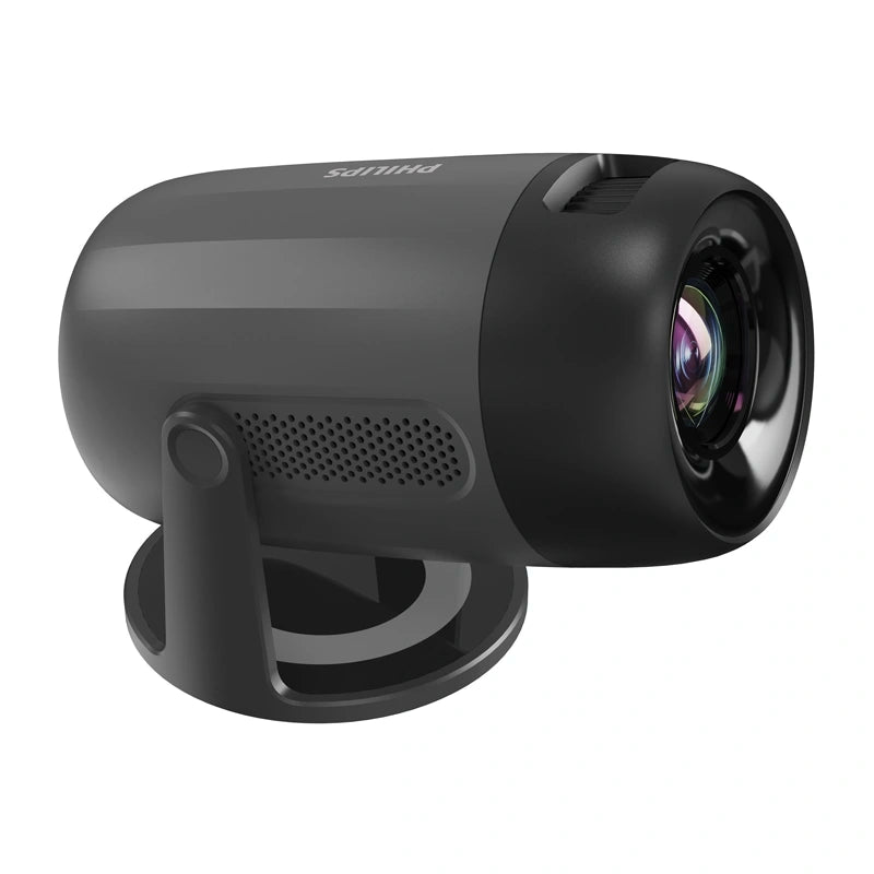 Philips N-150 Full HD projector – 250 ANSI lumen, 180° draaivoet, wifi-mirroring, Bluetooth (donkergrijs)
