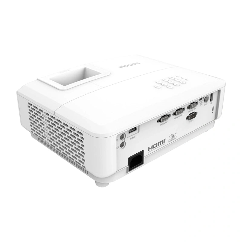 Philips PR-650 WXGA projector – 4.000 ANSI lumen, DLP, HDMI + 2× VGA (wit)