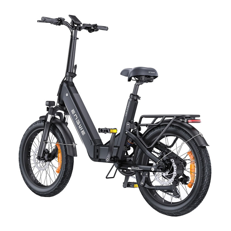 ENGWE L20 3.0 BOOST vouwbare e-bike 20" (zwart) – 75 Nm, koppelsensor, tot 135 km