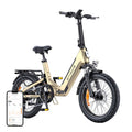 ENGWE L20 3.0 BOOST vouwbare e-bike 16" (goud) – 75 Nm, koppelsensor, tot 135 km
