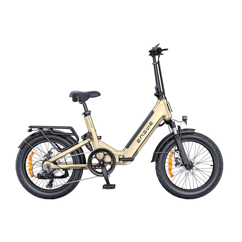ENGWE L20 3.0 BOOST vouwbare e-bike 16" (goud) – 75 Nm, koppelsensor, tot 135 km