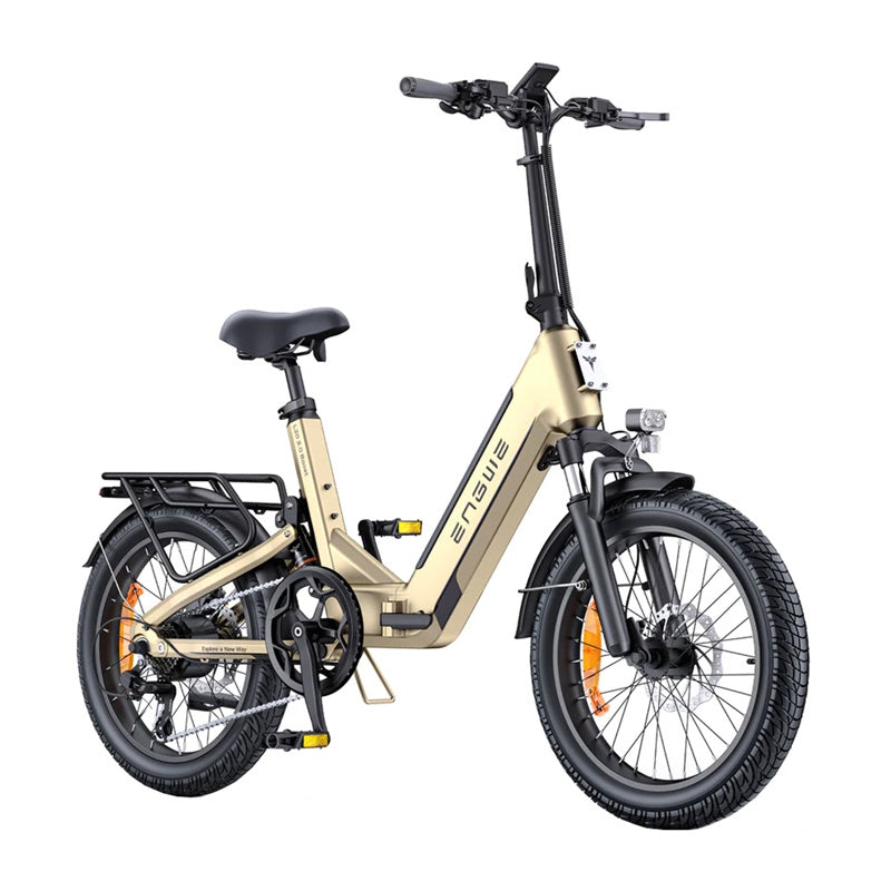 ENGWE L20 3.0 BOOST vouwbare e-bike 16" (goud) – 75 Nm, koppelsensor, tot 135 km