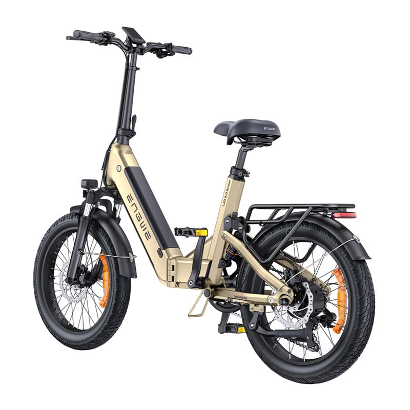 ENGWE L20 3.0 BOOST vouwbare e-bike 16" (goud) – 75 Nm, koppelsensor, tot 135 km
