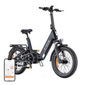ENGWE L20 PRO 3.0 vouwbare e-bike 20" (zwart) – middenmotor 100 Nm, 720 Wh Samsung, tot 160 km