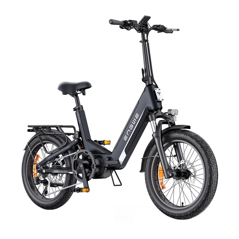 ENGWE L20 PRO 3.0 vouwbare e-bike 20" (zwart) – middenmotor 100 Nm, 720 Wh Samsung, tot 160 km
