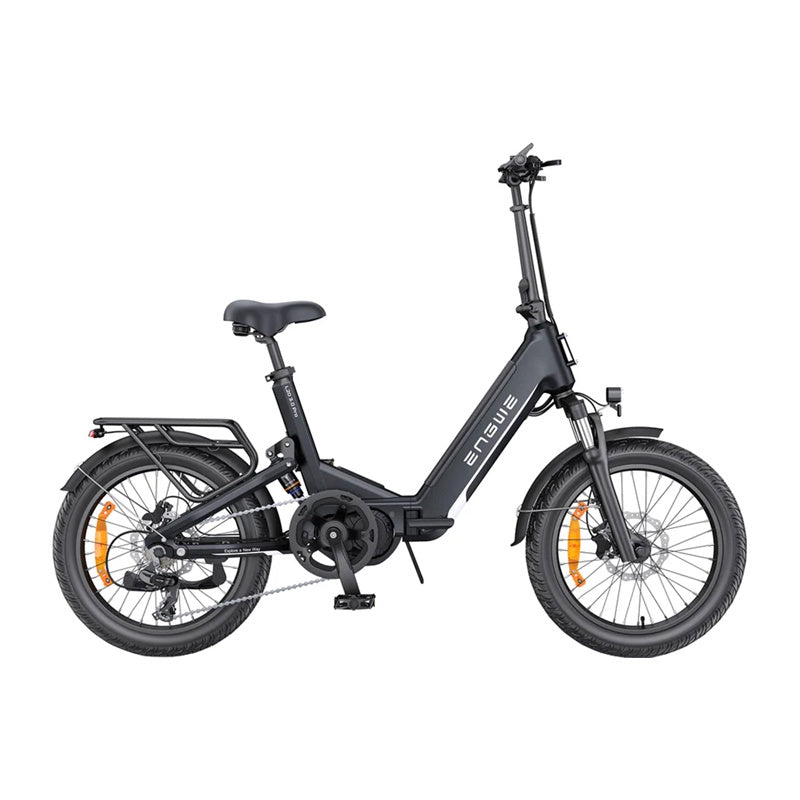 ENGWE L20 PRO 3.0 vouwbare e-bike 20" (zwart) – middenmotor 100 Nm, 720 Wh Samsung, tot 160 km
