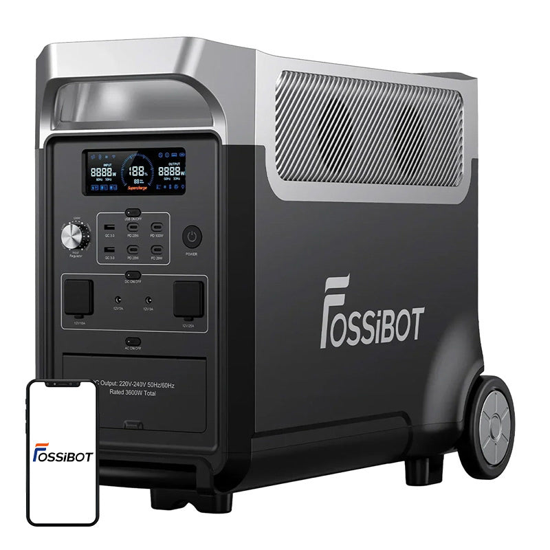 FOSSIBOT F3600 Pro powerstation 3600W (zwart)