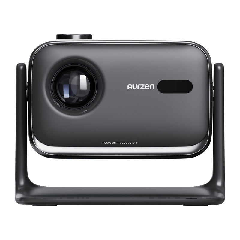 Aurzen Boom Mini projector (zwart) – Full HD, 500 ANSI lumen, Google TV, ToF-autofocus, Dolby Audio