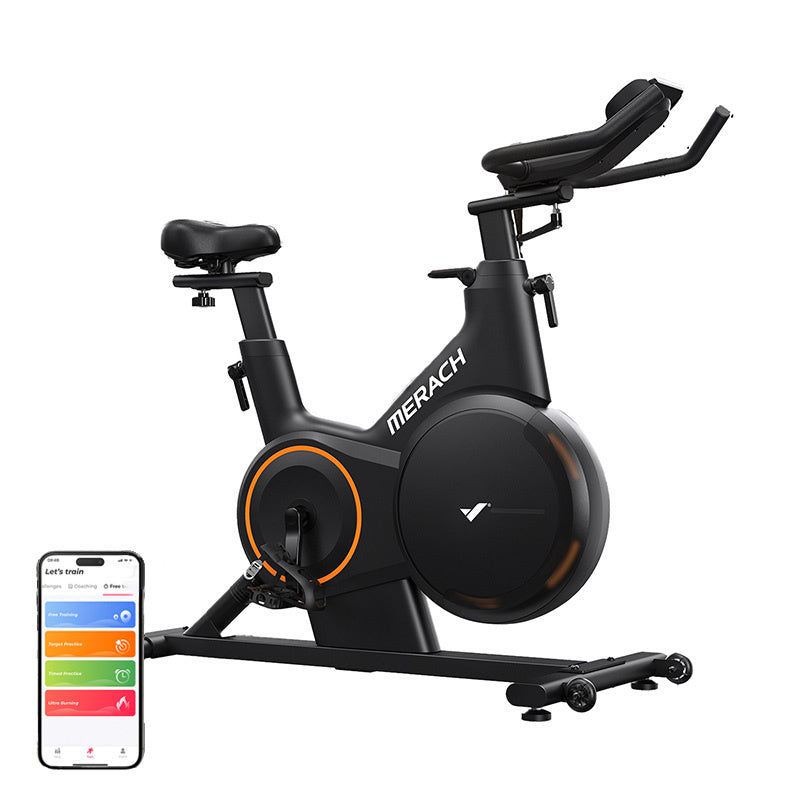 MERACH MR-S28B1 spinningfiets – automatische 16-standen magneetweerstand, ±6° helling, tot 158 kg, app