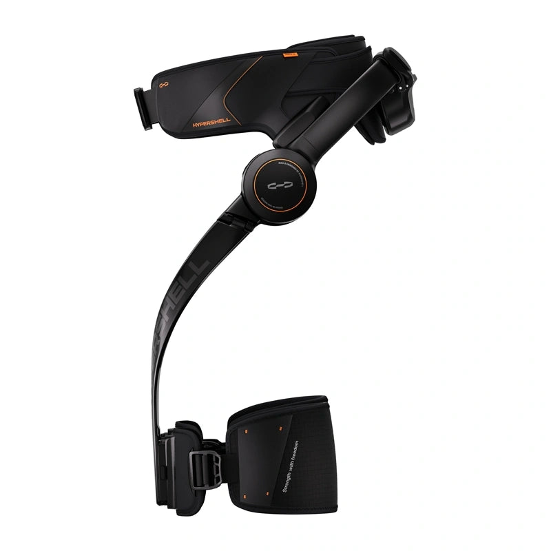Hypershell X Max S exoskelet – 1.000 W, 22 N·m, tot 39 kg ontlasting, 30 km, 2,6 kg